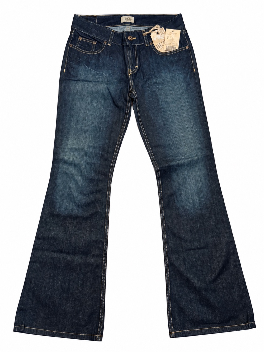 BKE Women’s Dark Blue Flare Jeans
